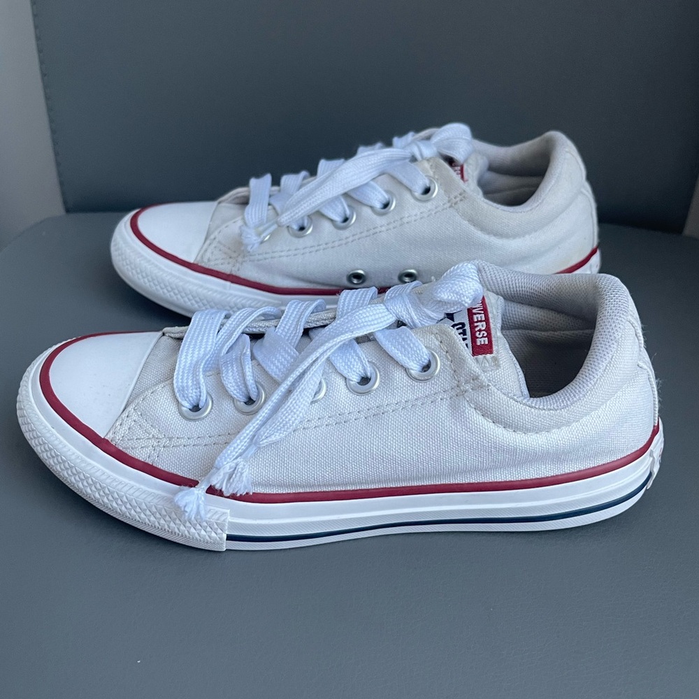Converse All Stars Kids' Grade School EVA Lift White Shoes Size 1